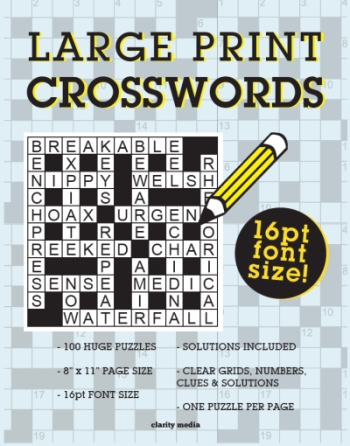 Crossword large print cover