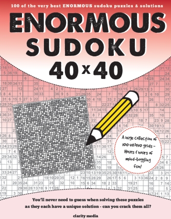 Enormous sudoku cover