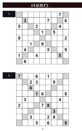 Sudoku X Interior