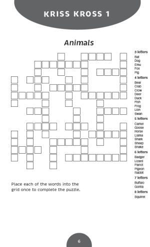 kriss kross puzzle example