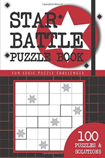 Star Battle Puzzle Book: 100 puzzles and solutions