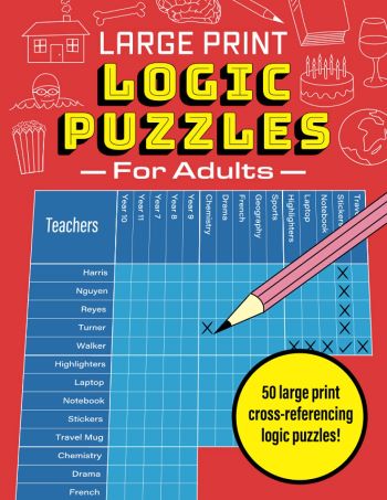 Large Print Logic Puzzles for Adults