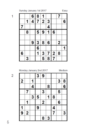 sudoku a day interior